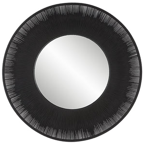 Sailor's Knot Round Mirror, Black