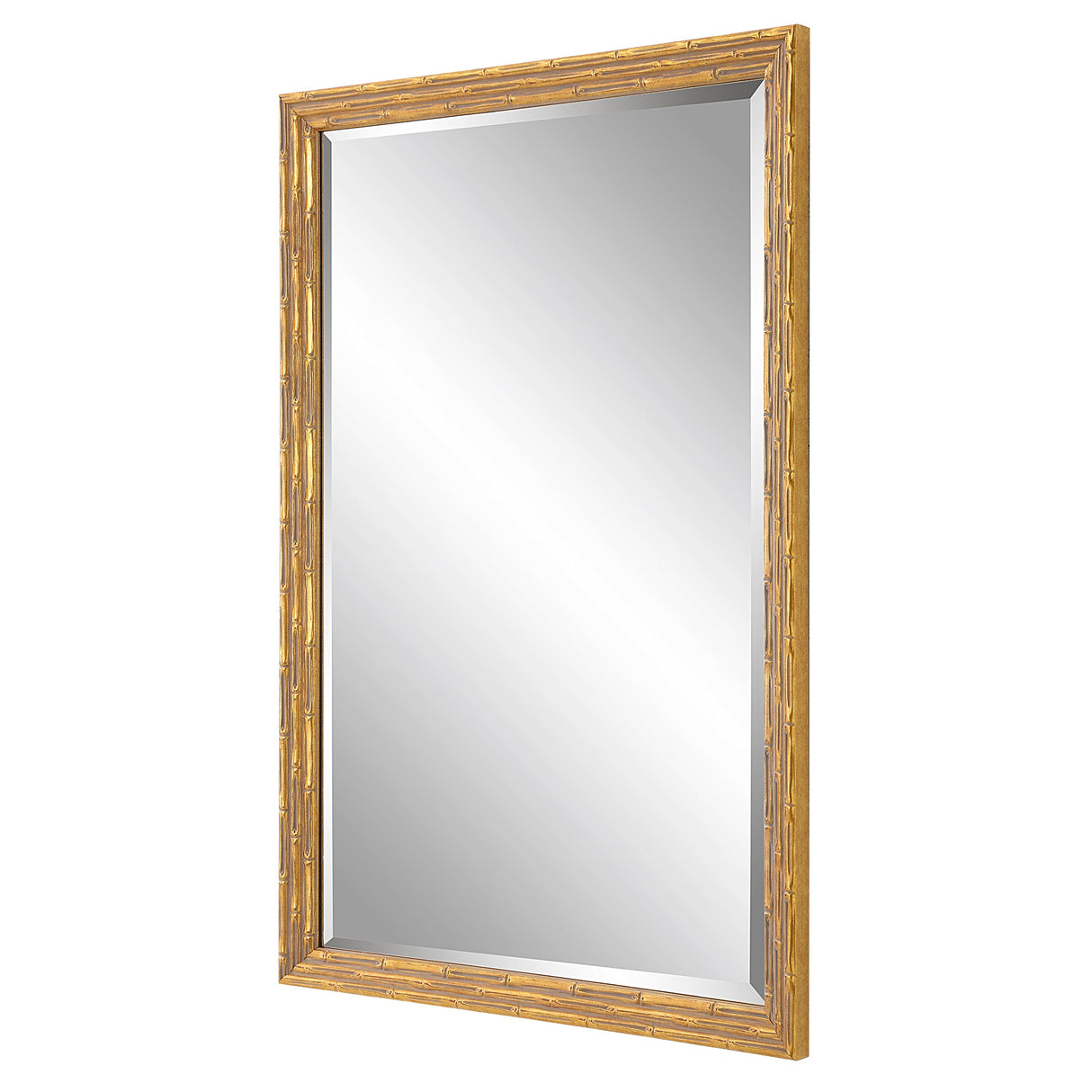 Rectangular mirror, gold