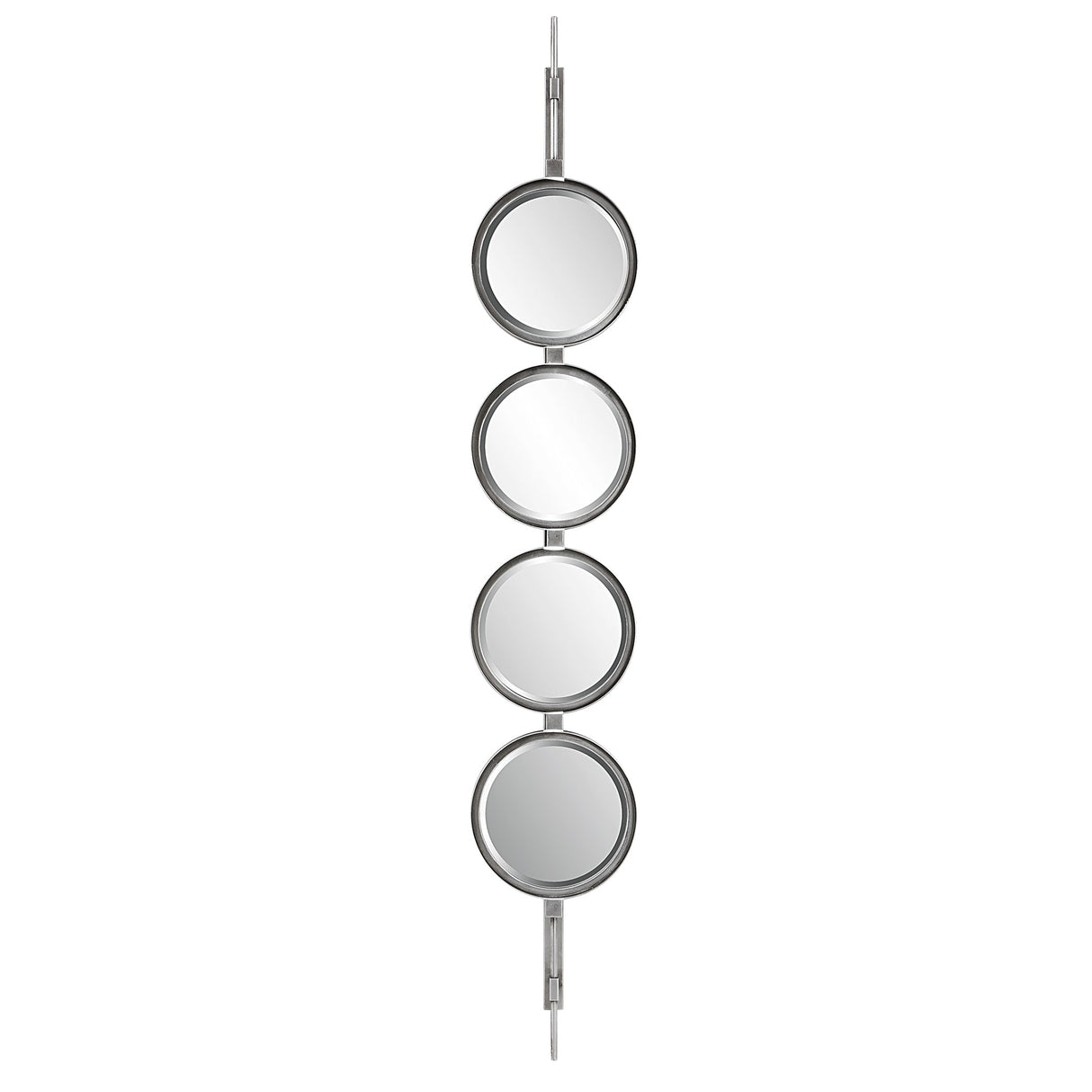 Button Mirror, Silver