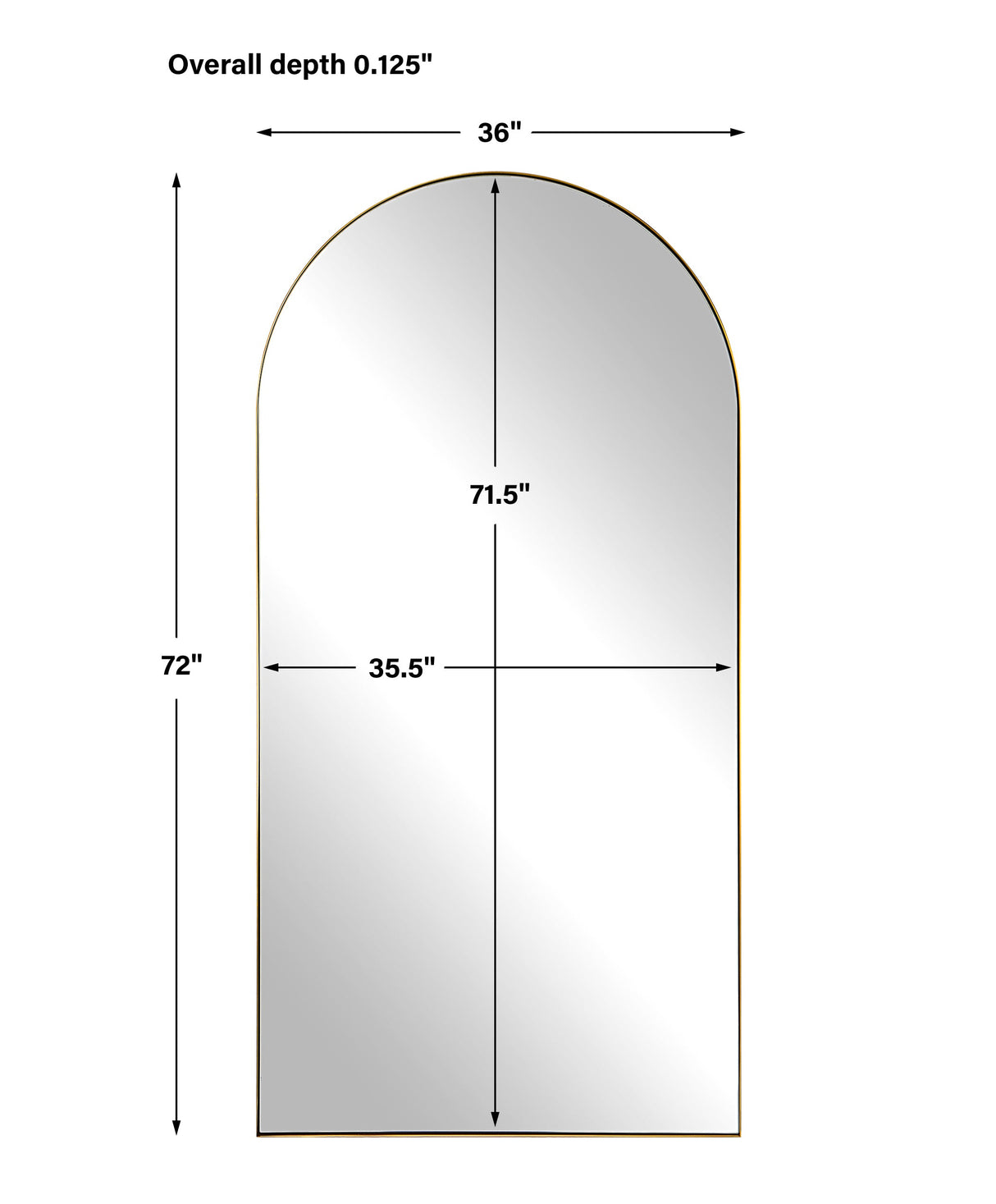 Crosley Arch Mirror