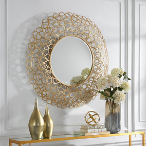 Swirl Round Mirror