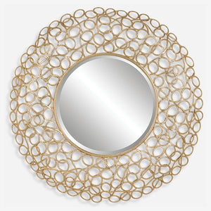 Swirl Round Mirror