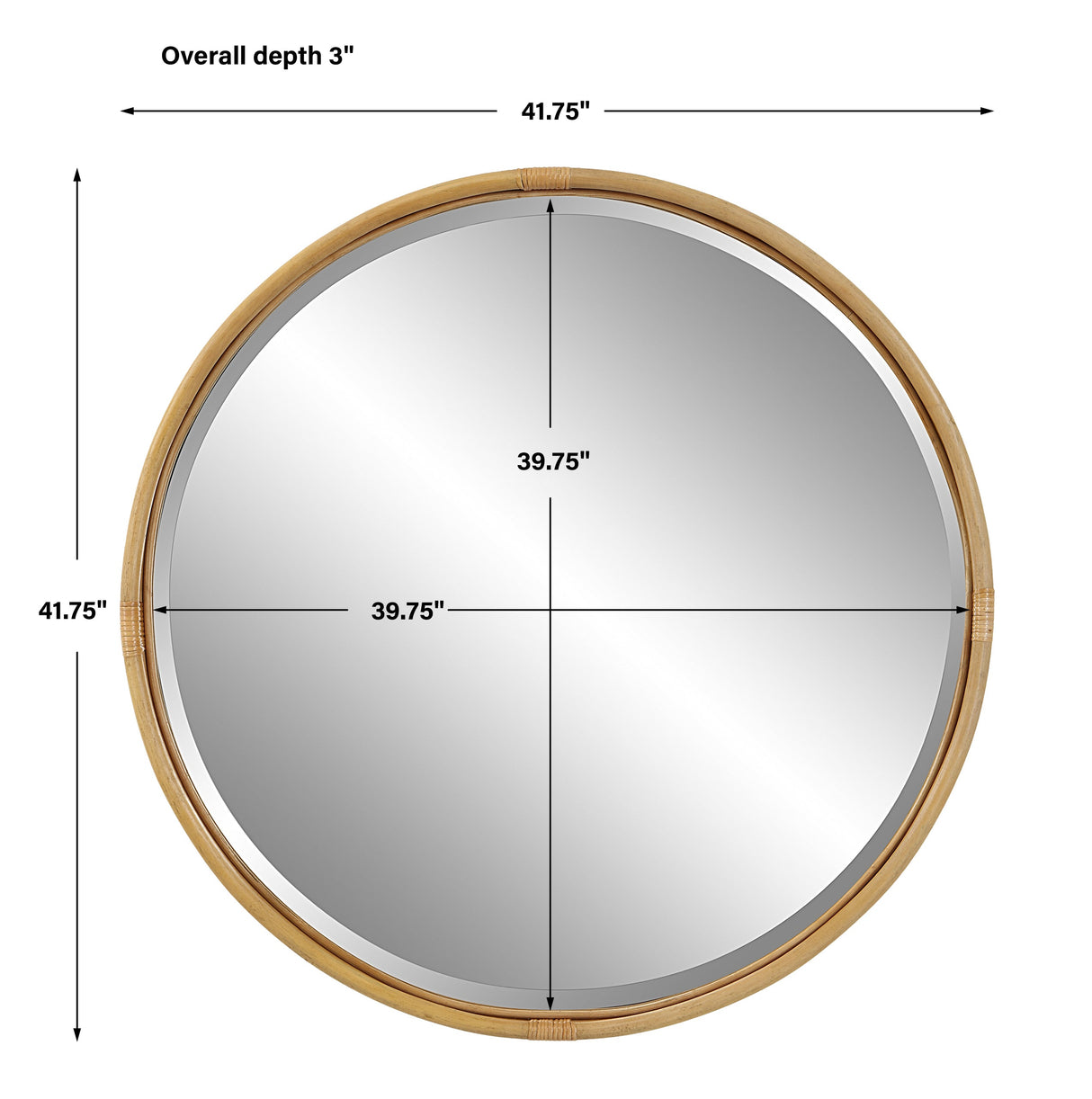 Drift Away Round Mirror