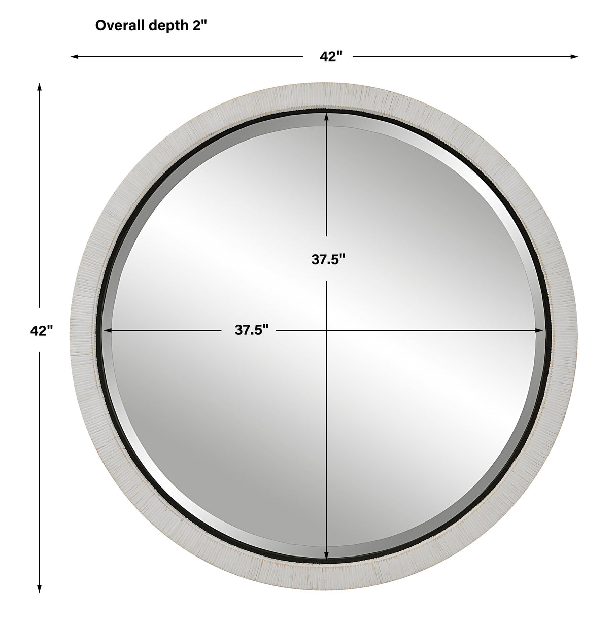 Granada Round Mirror