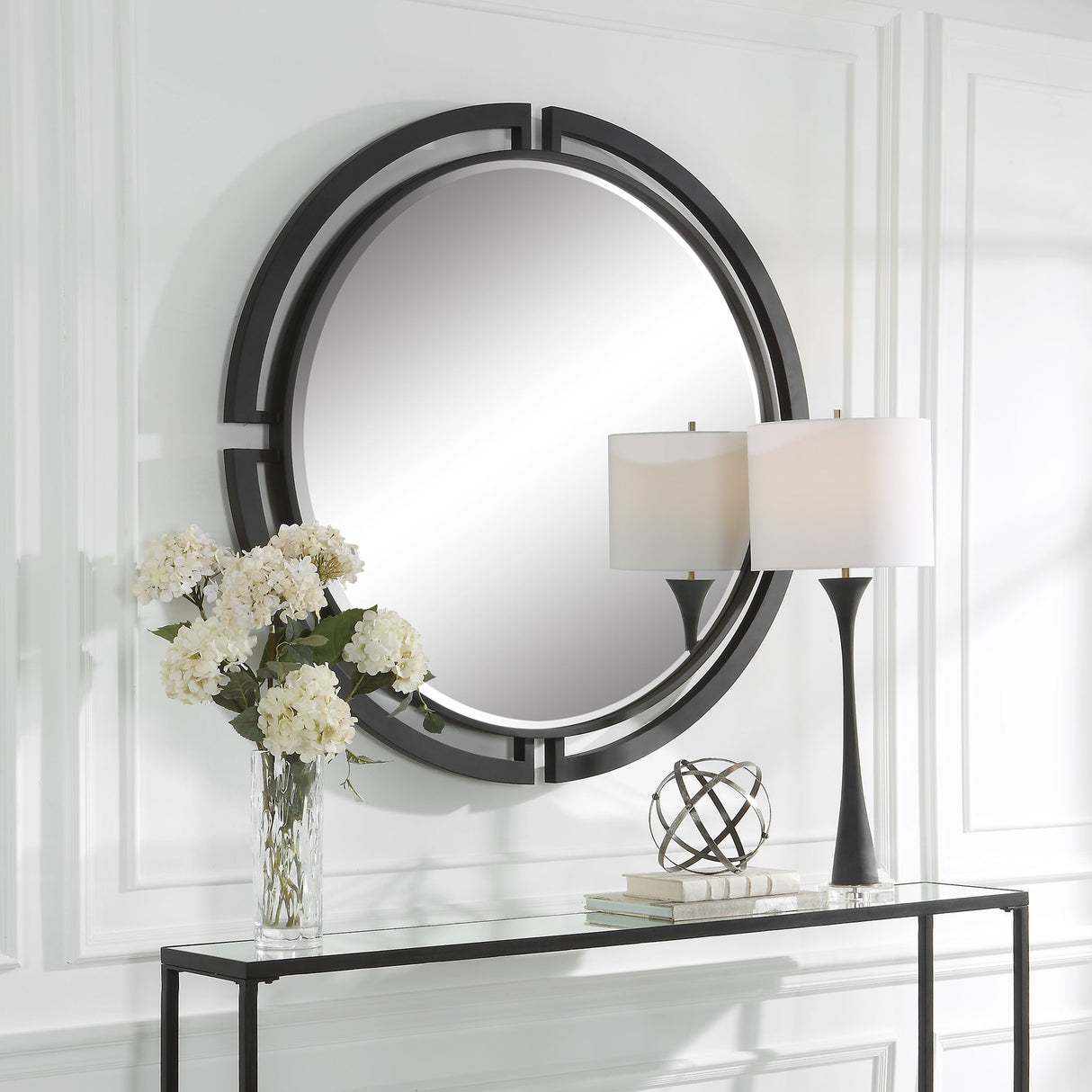 Quadrant Round Mirror