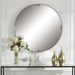 Clip Round Mirror