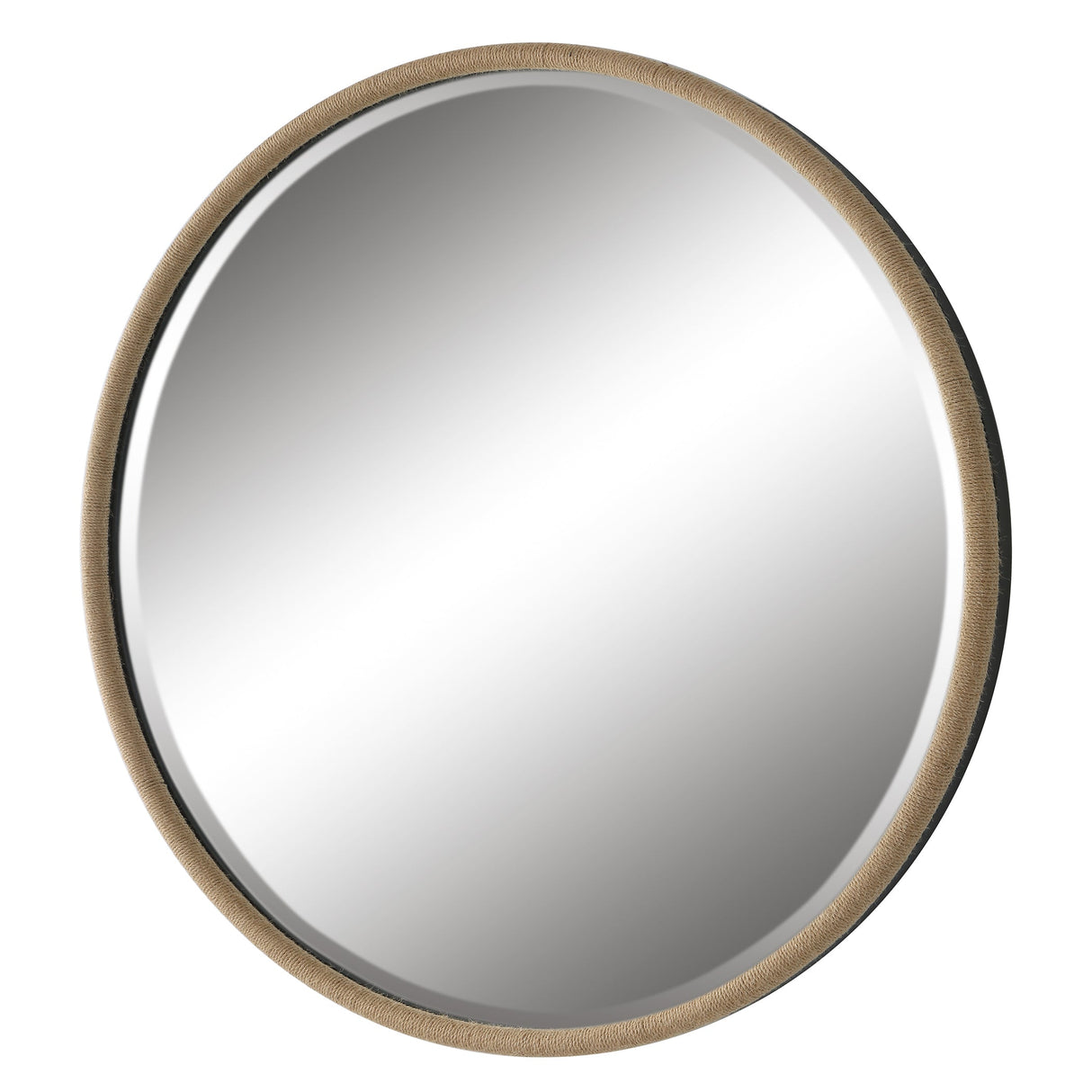 Ranchero Round Mirror, Natural