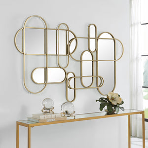 Uttermost On Track Mirrored Wall Decor