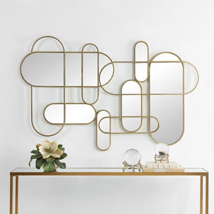 Uttermost On Track Mirrored Wall Decor