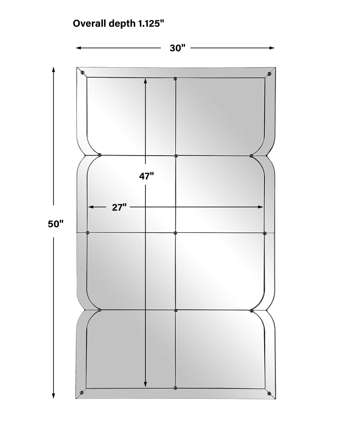 Calgary Oversized Panel Mirror