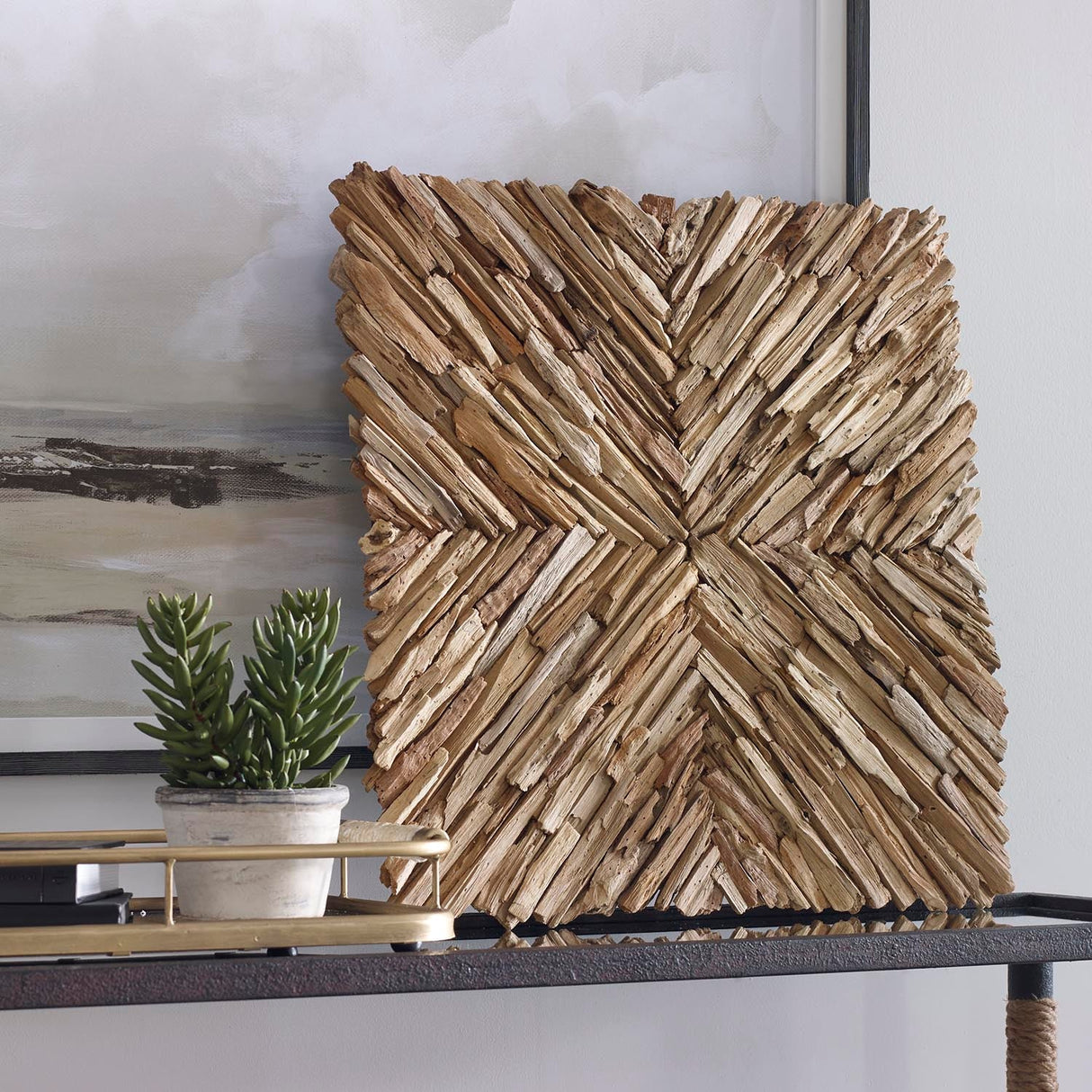 Outland Drift Wood Wall Decor