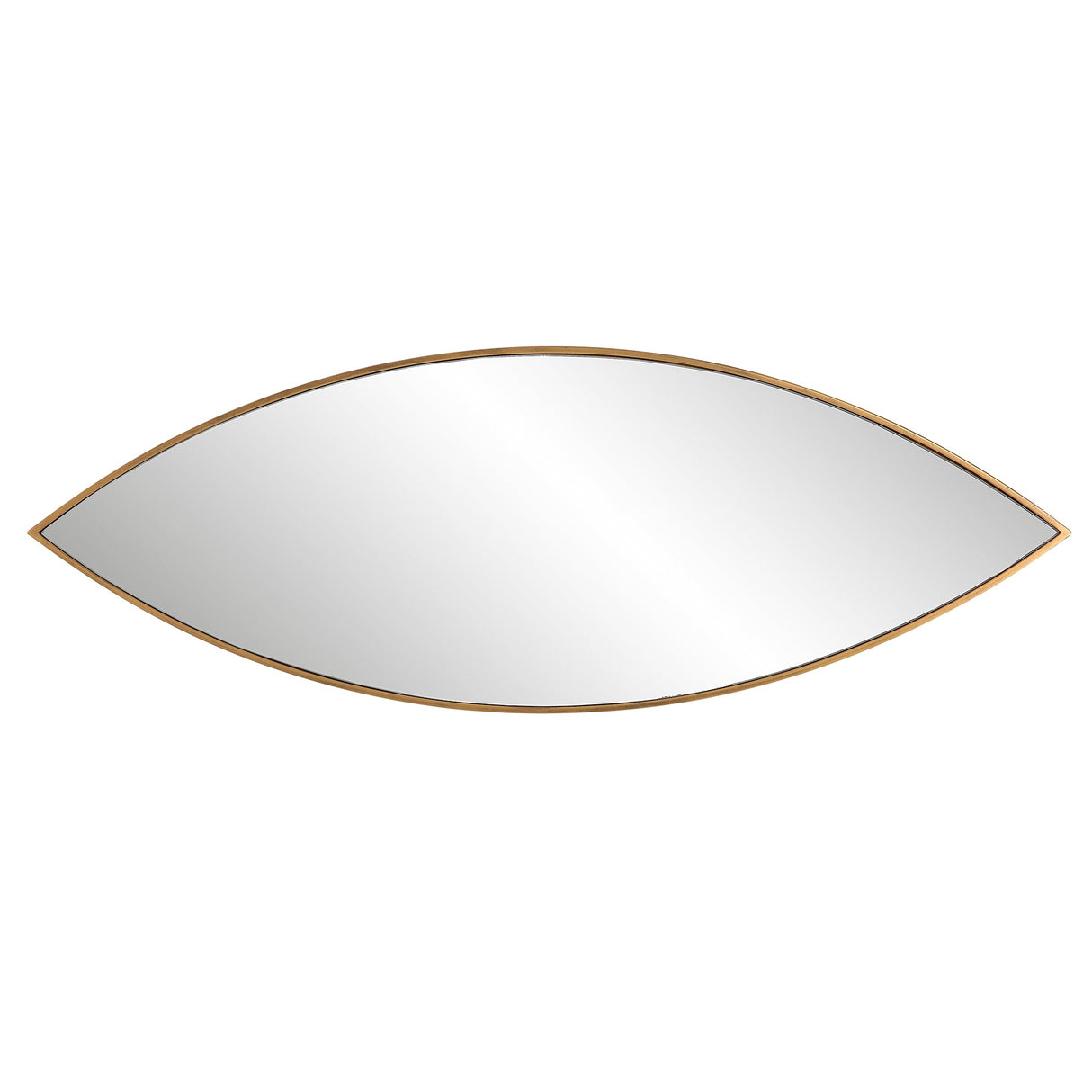 Ellipse Gold Mirror