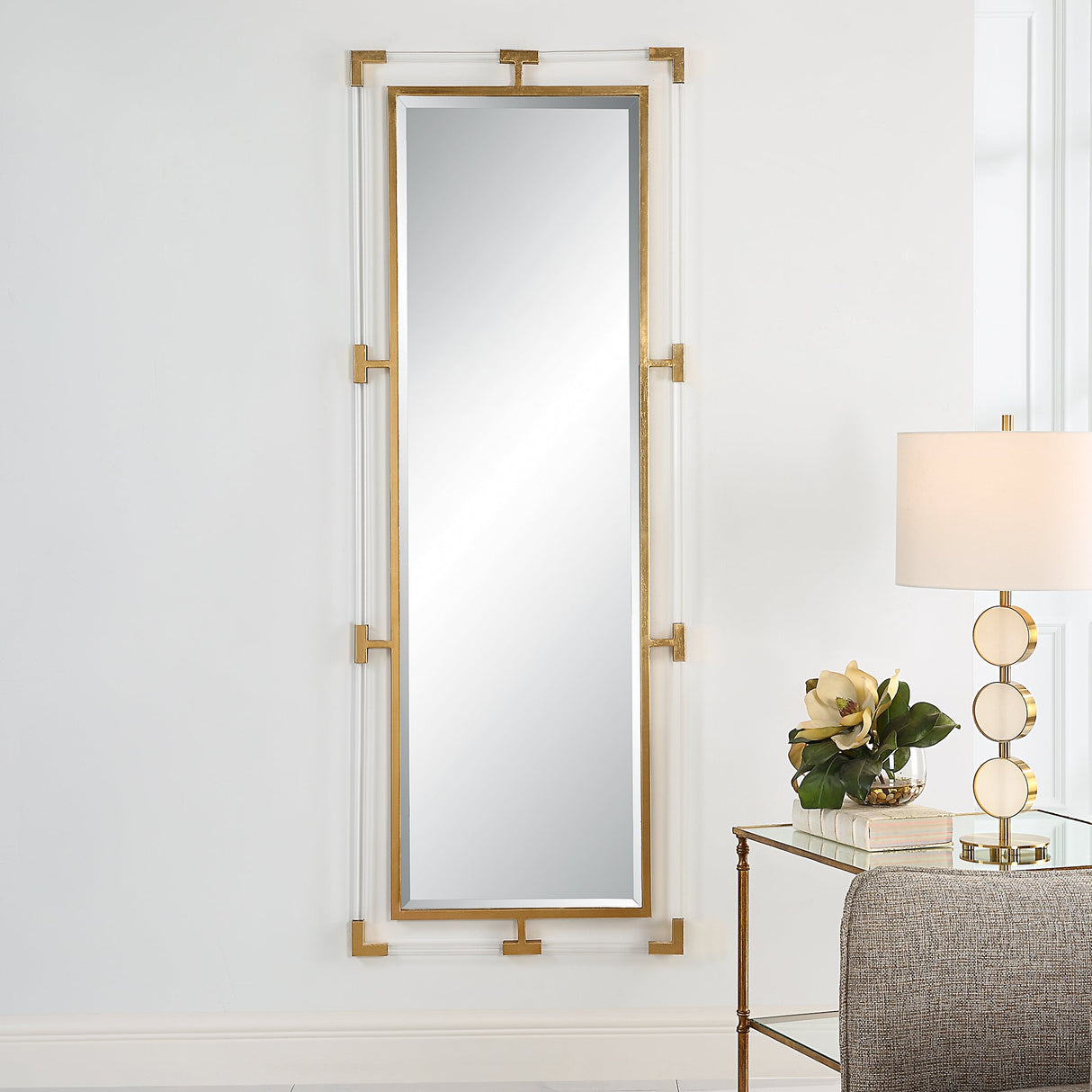 Balkan Tall Mirror, Gold