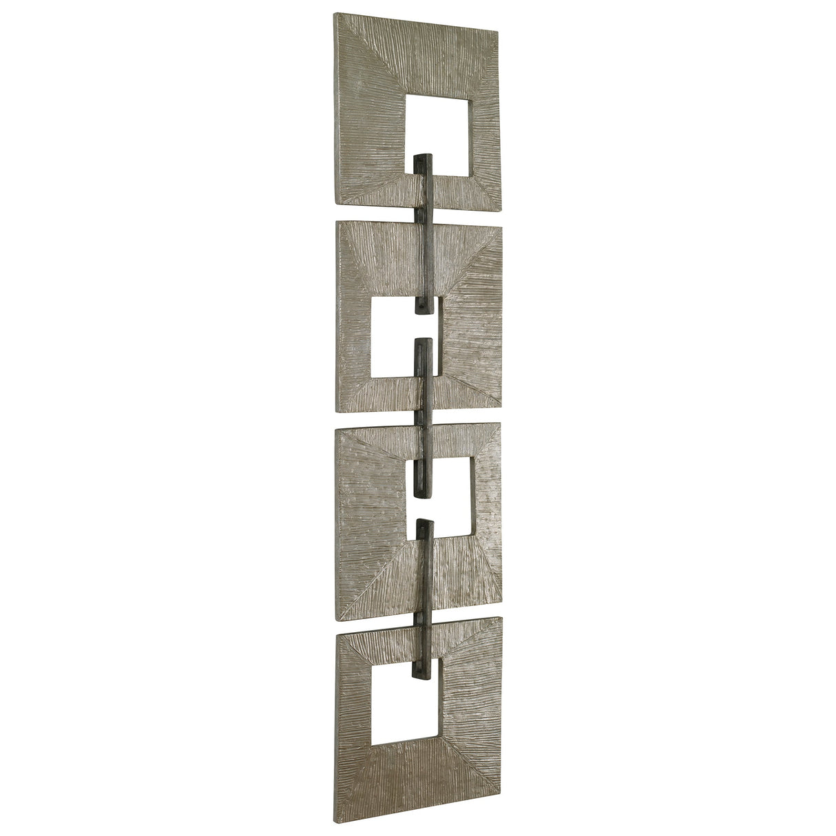 Linked Champagne Metal Wall Decor