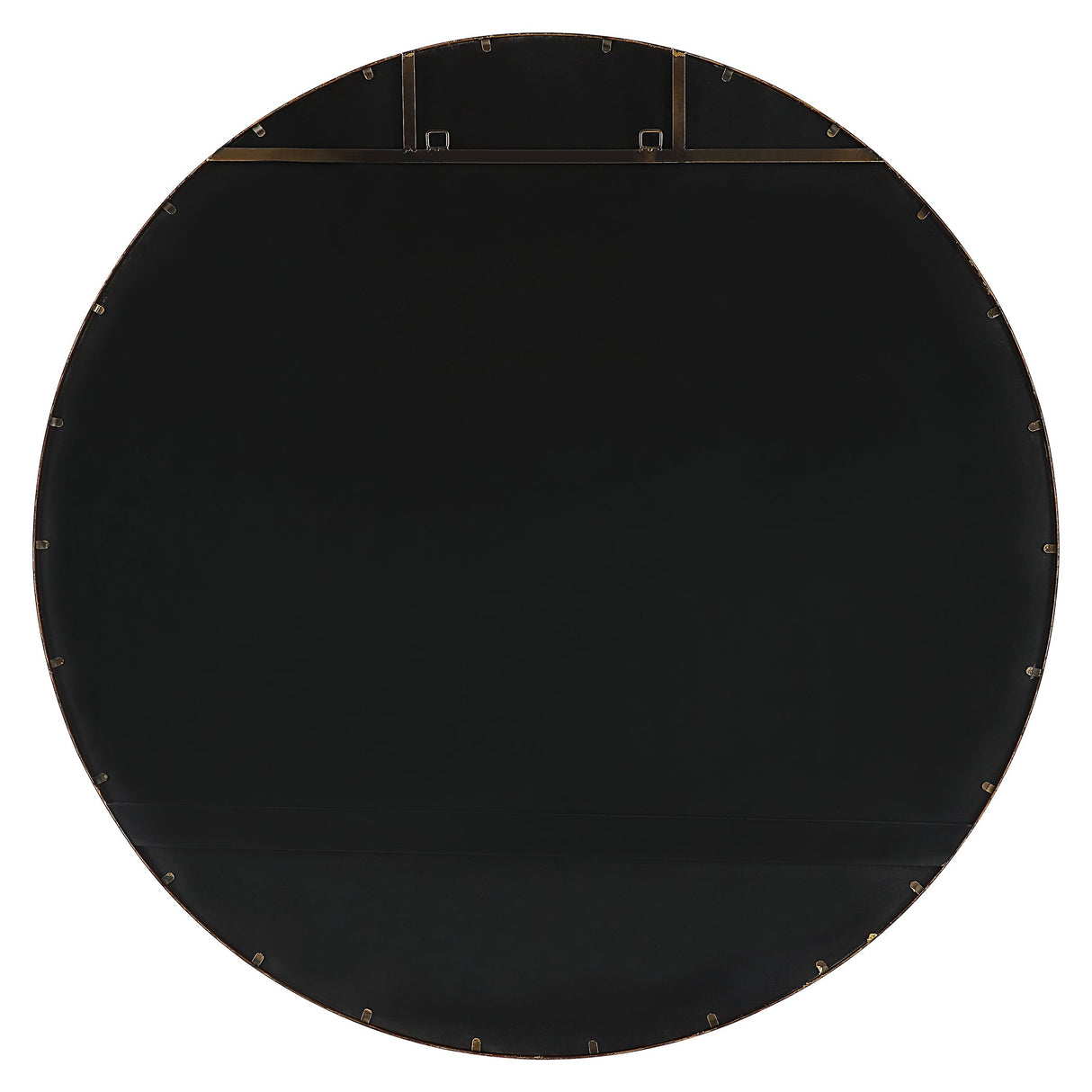 Junius Large Gold Round Mirror