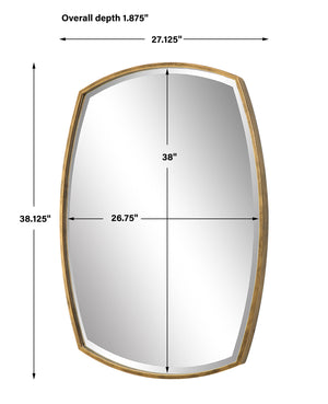 Varenna Aged Gold Vanity Mirror