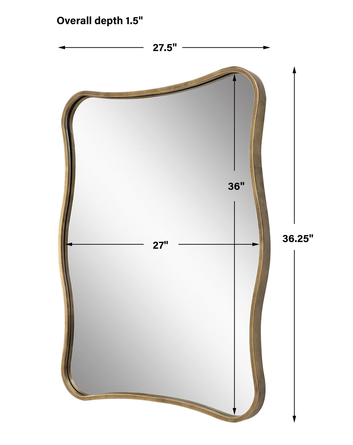 Pavia Curvy Vanity Mirror