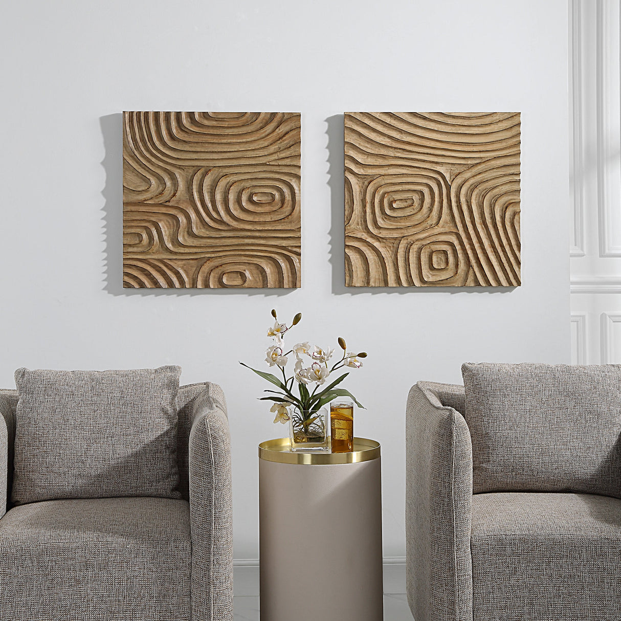 Channels Wood Wall Decor