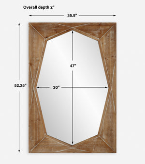 Uttermost Marquise Natural Wood Mirror