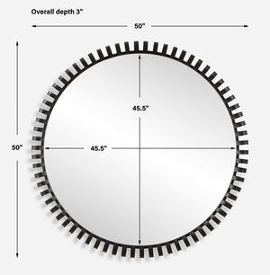 Corona Modern Round Mirror