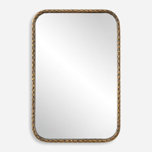 A Little Knotty Bronze Vanity Mirror