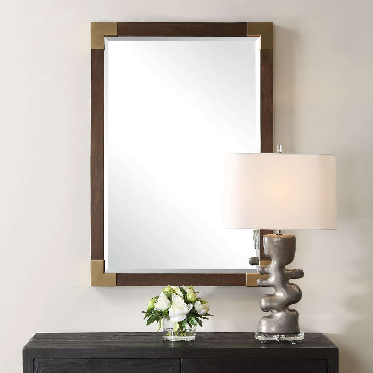 Rhea Walnut Mirror