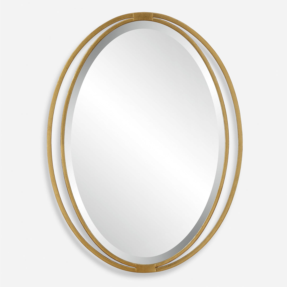 Rhodes Gold Oval Mirror