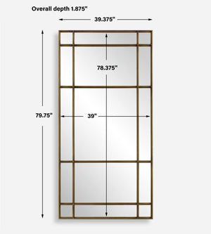 Spurgeon Gold Window Mirror