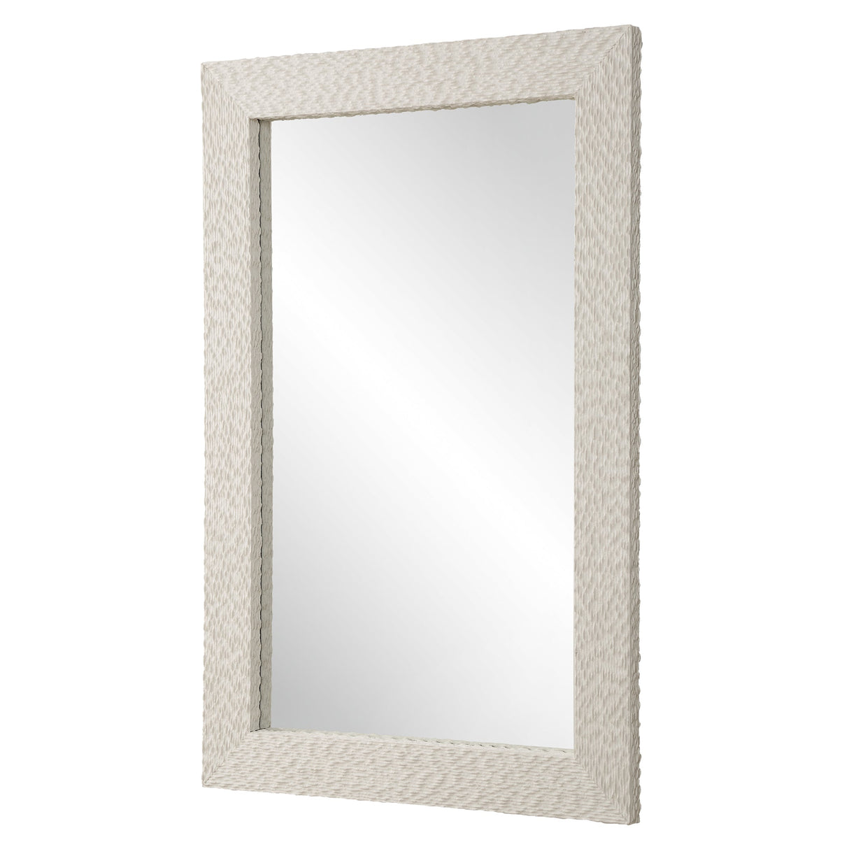 Everett Ivory Stone Mirror