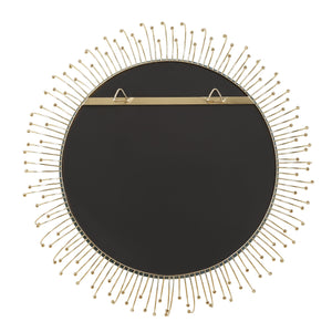 Aga Round Gold Mirror