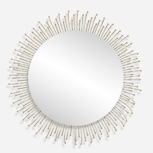 Aga Round Gold Mirror