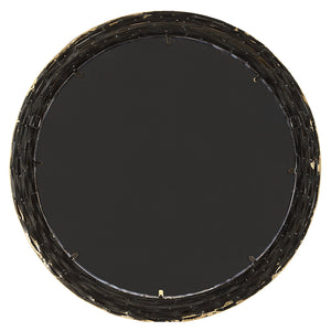 Celeste Gold Round Mirror