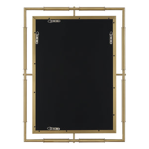 It's All Connected Rectangle Brass Mirror