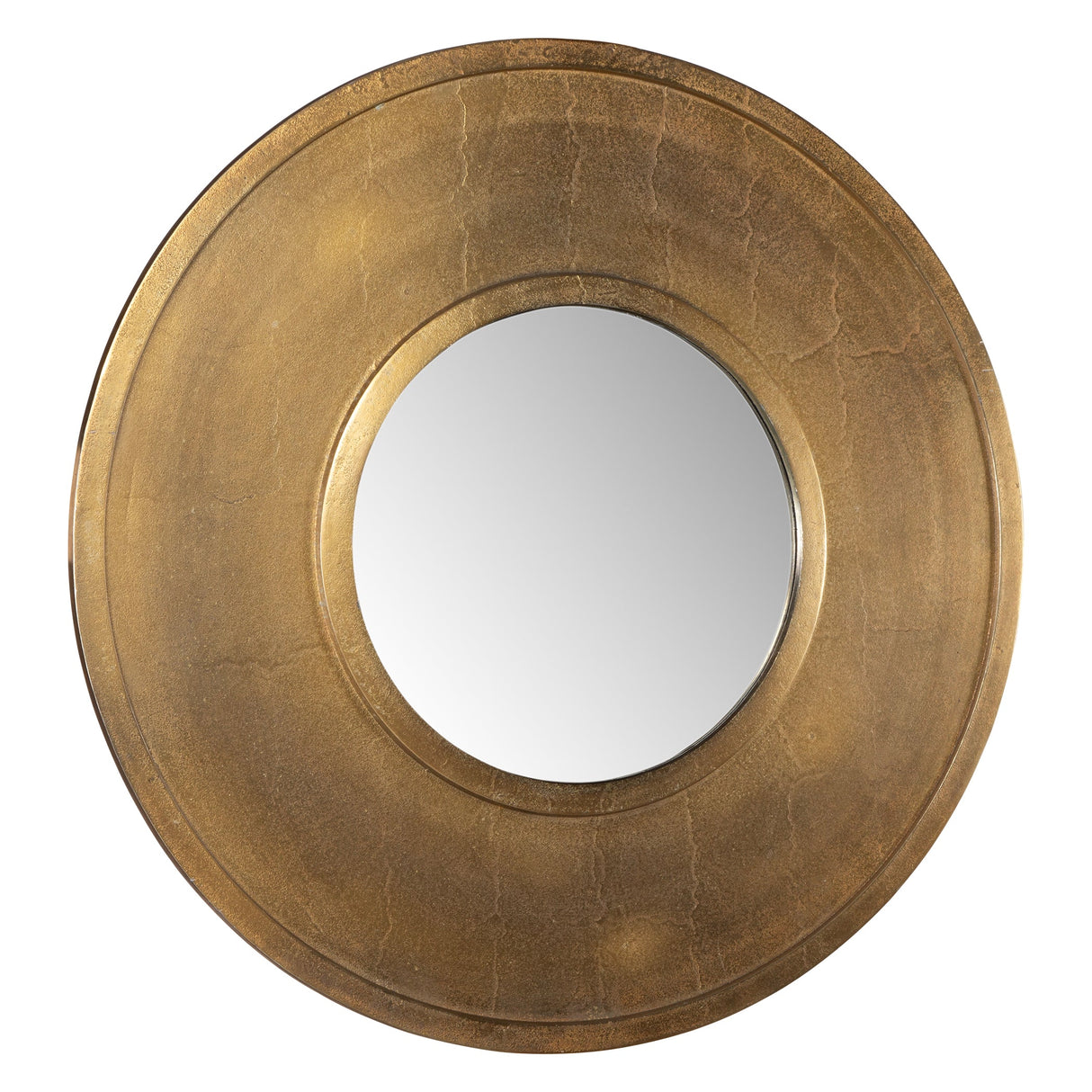 Axel Round Brass Mirror