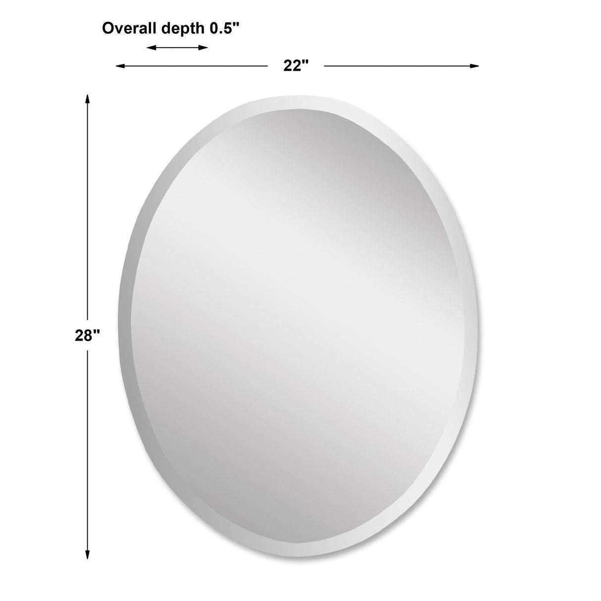 Vanity Oval Mirror