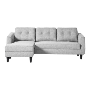 Belagio Sofa Bed With Chaise Beige Left