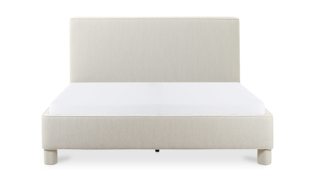 Ichigo Queen Bed Light Grey