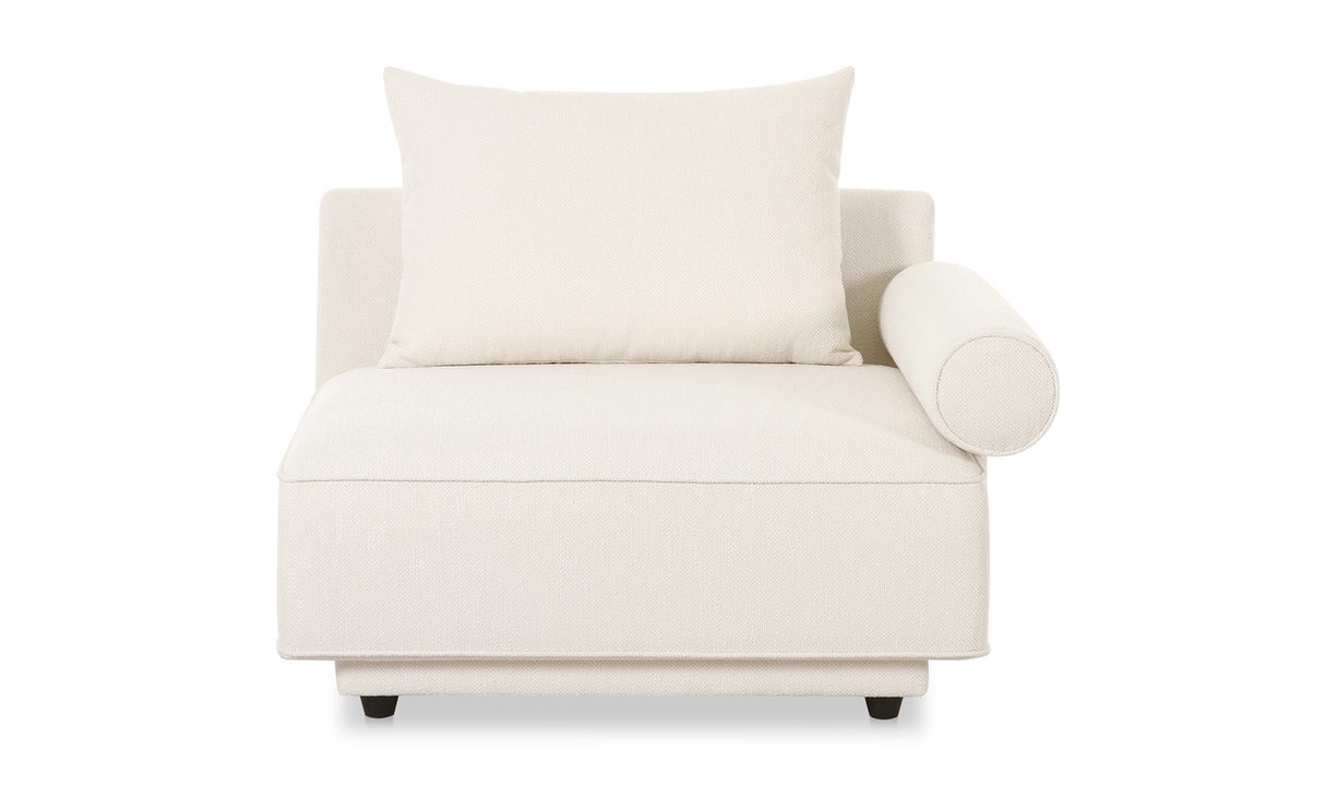 Rosello Right Arm Facing Chair White