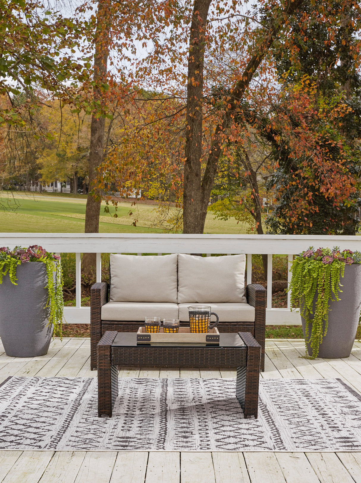 Outdoor table (Loveseat and Table )