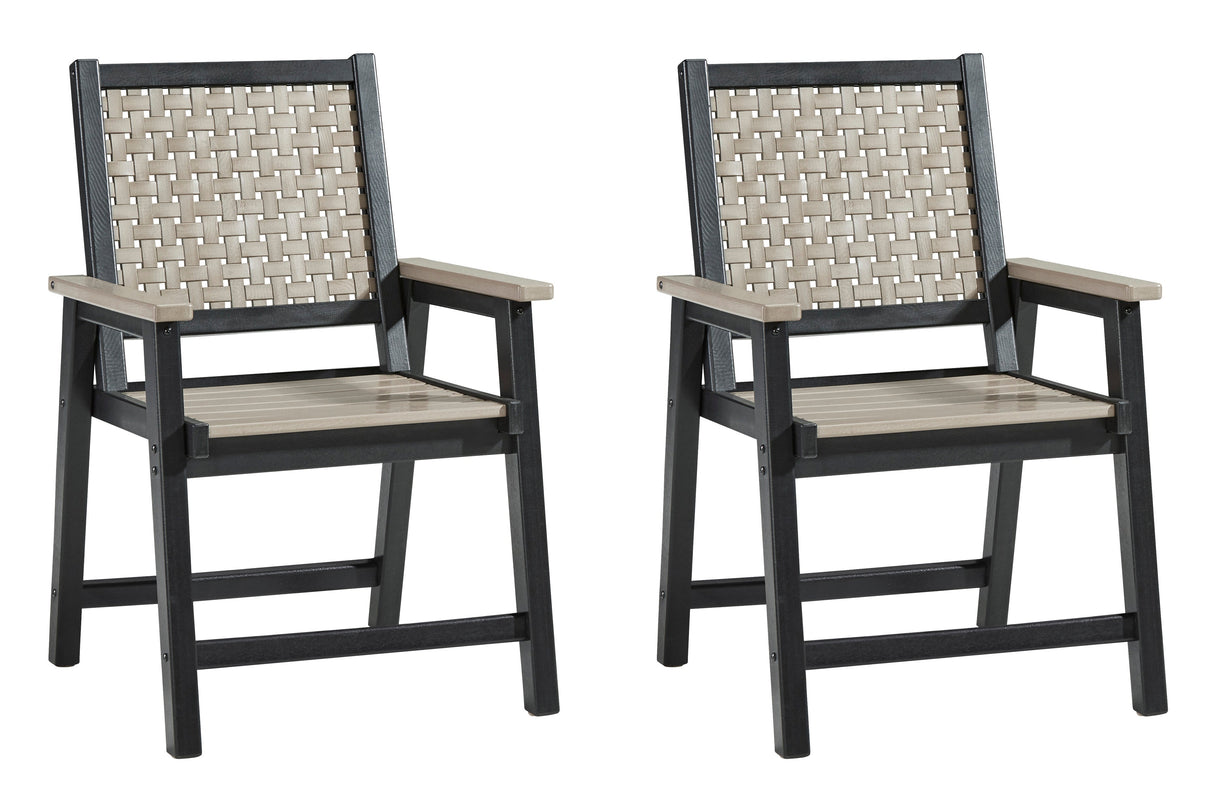 Mount Valley Arm Chair (set Of 2)