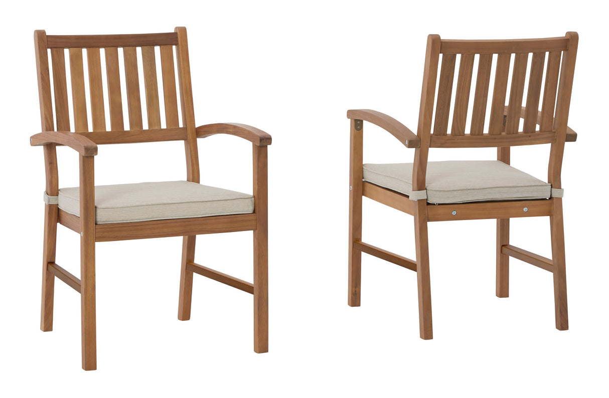 Janiyah Outdoor Dining Arm Chair (Set of 2)