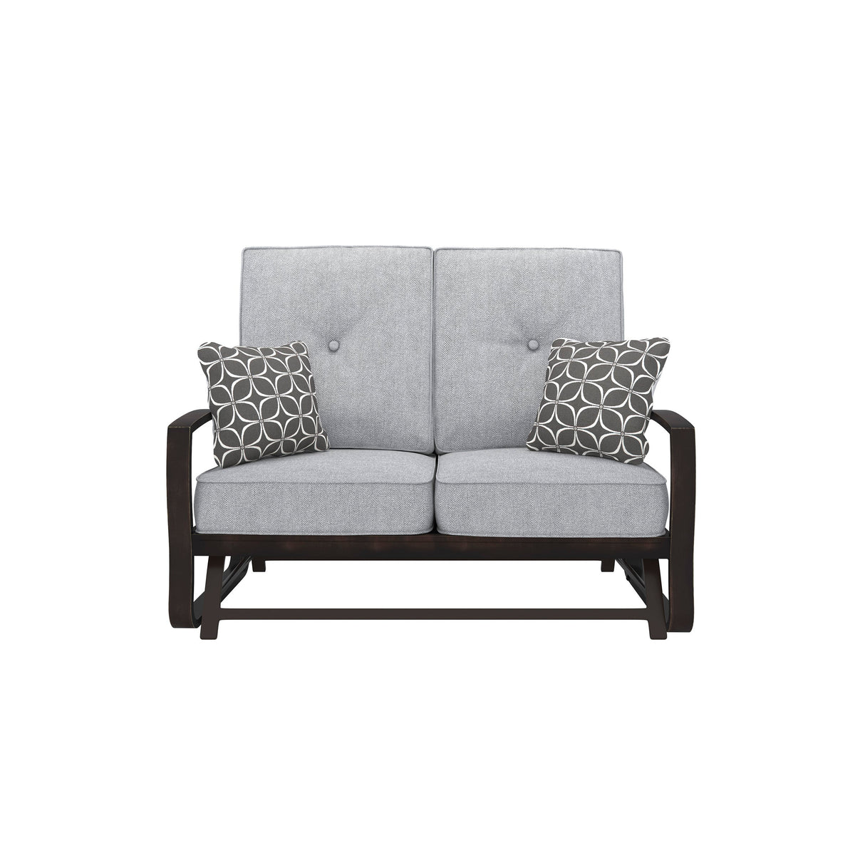 Castle Island Loveseat Glider with Cushion