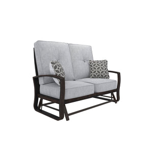 Castle Island Loveseat Glider with Cushion