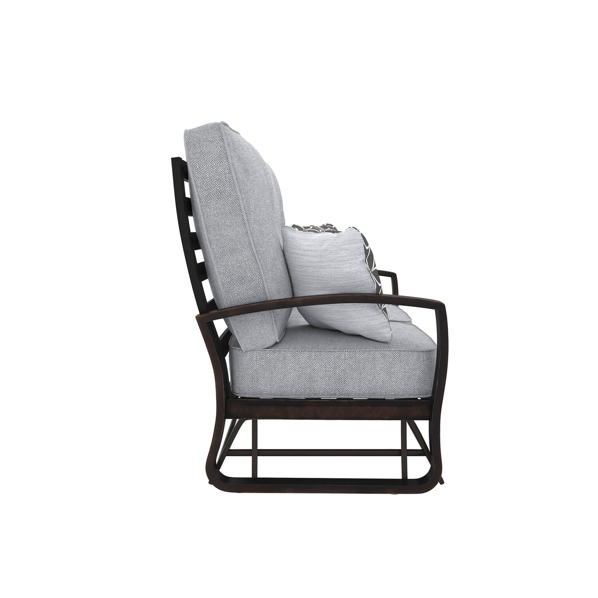 Castle Island Loveseat Glider with Cushion