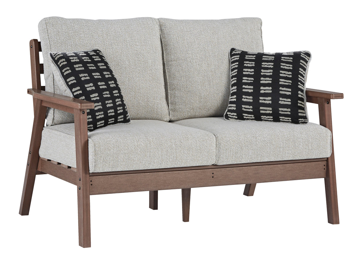 Emmeline Outdoor Loveseat with Cushion