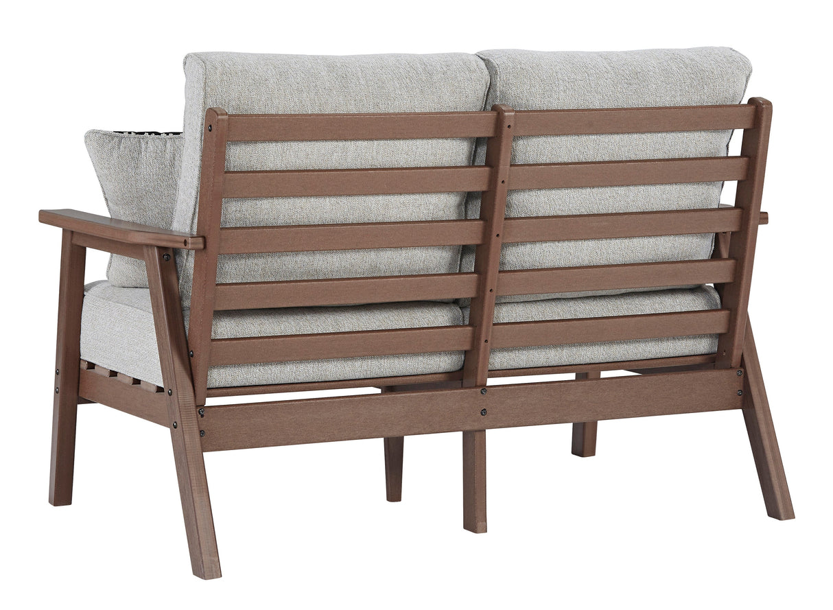 Emmeline Outdoor Loveseat with Cushion