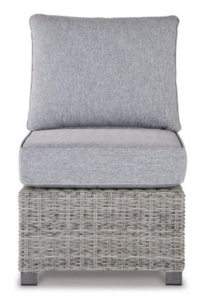 Naples Beach Armless Chair with Cushion