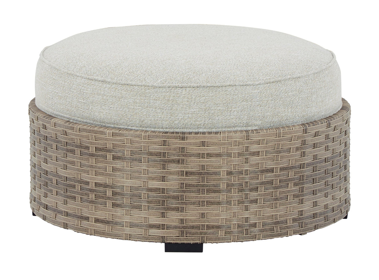 Calworth Outdoor Ottoman with Cushion