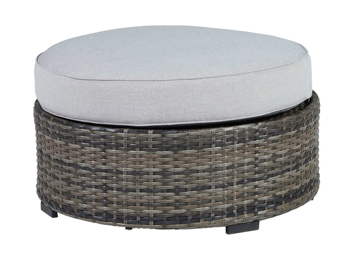 Harbor Court Ottoman with Cushion