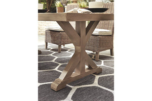 Beachcroft Dining Table with Umbrella Option